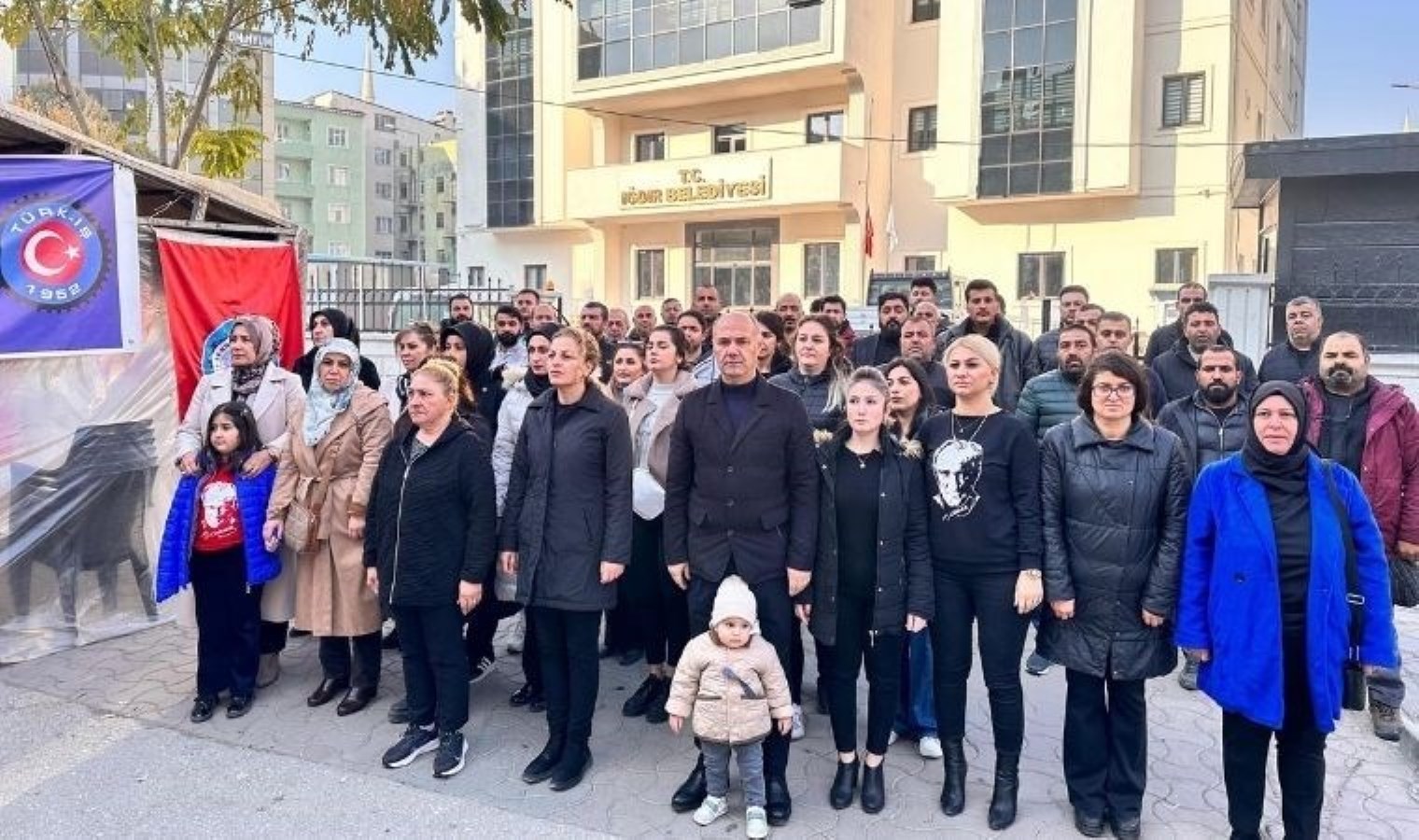 Eylem çadırında Atatürk’ü andılar