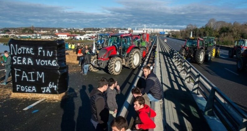 Fransa’da hükümetten protestocu çiftçilere tepki