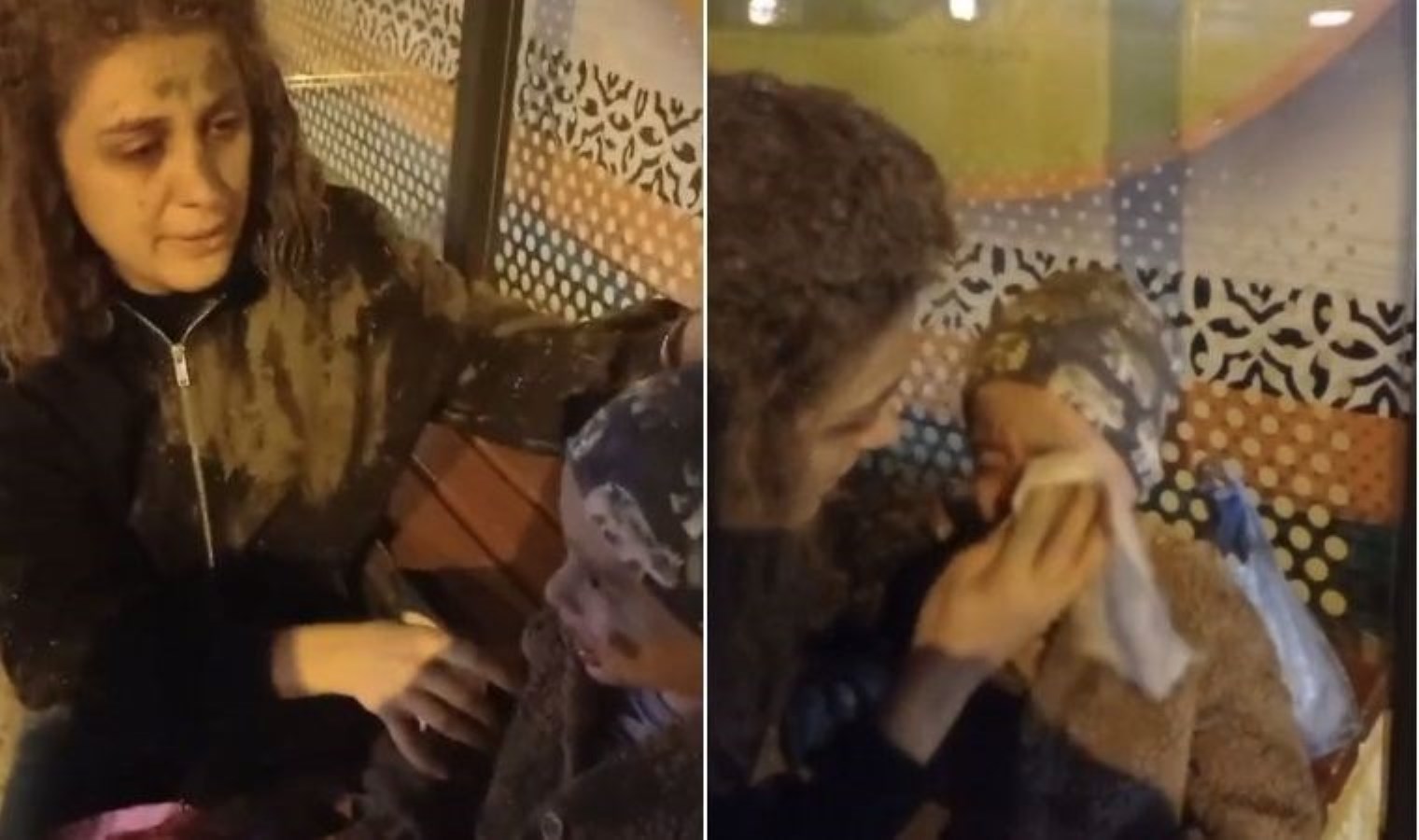 İstanbul’da akılalmaz olay: Anne ve oğlunun üzerine harç döküldü