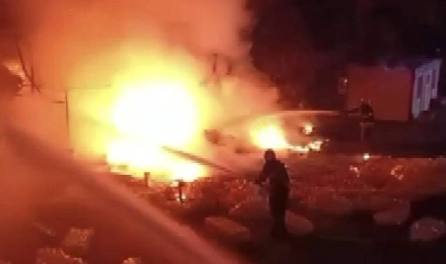 Kahramanmaraş’ta iş yeri yangını