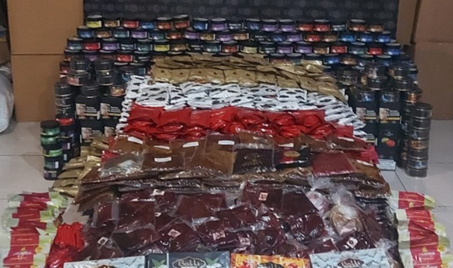 Kayseri’de ‘kaçakçılık’ operasyonu: 359 kilo nargile tütününe el konuldu