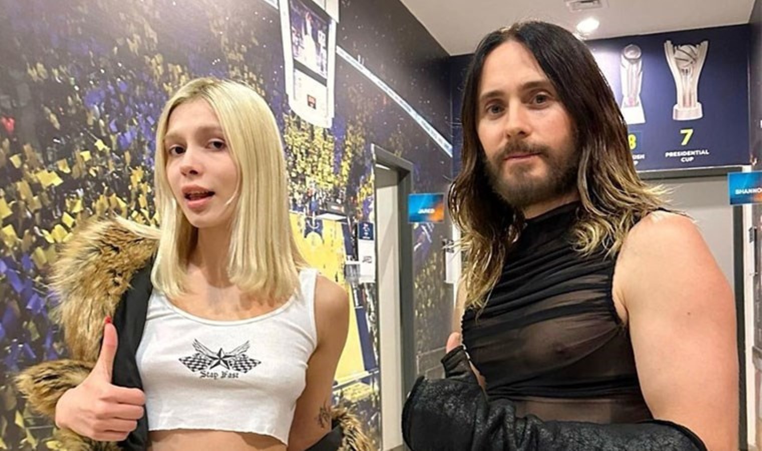 Konser için Türkiye’ye gelmişti… Oscar’lı oyuncu Jared Leto ve Aleyna Tilki buluştu