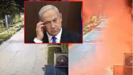 Netanyahu’nun özel konutuna işaret fişeği atıldı