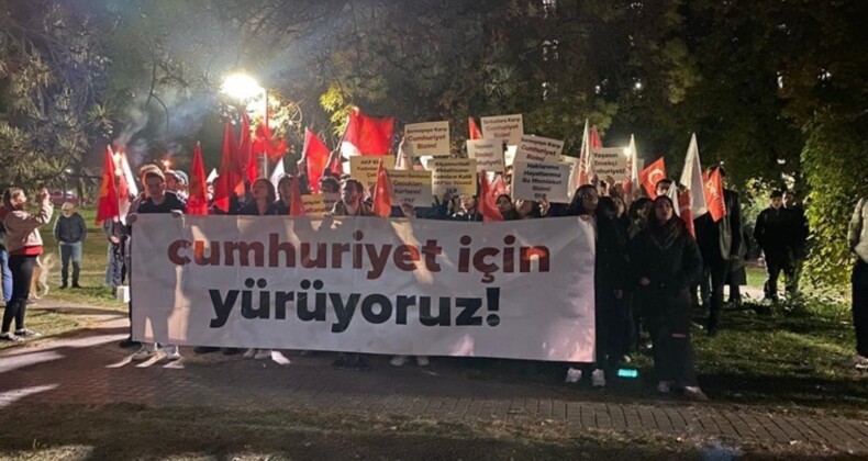 ODTÜ, Cumhuriyet için yürüdü: ‘İlerici bir Cumhuriyeti savunmak görevimizdir’