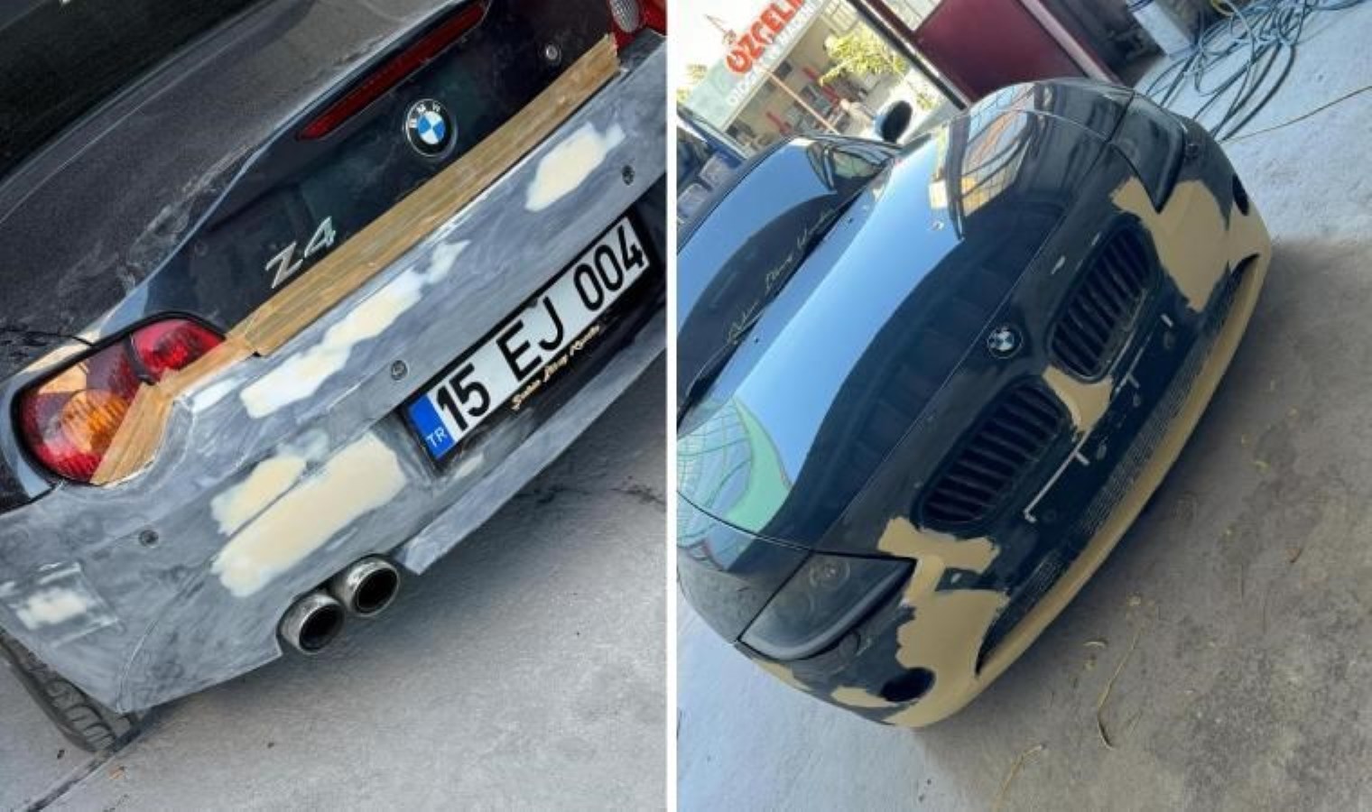 Oto yıkamacıya verdiği lüks otomobili 150 bin TL hasarla geri aldı