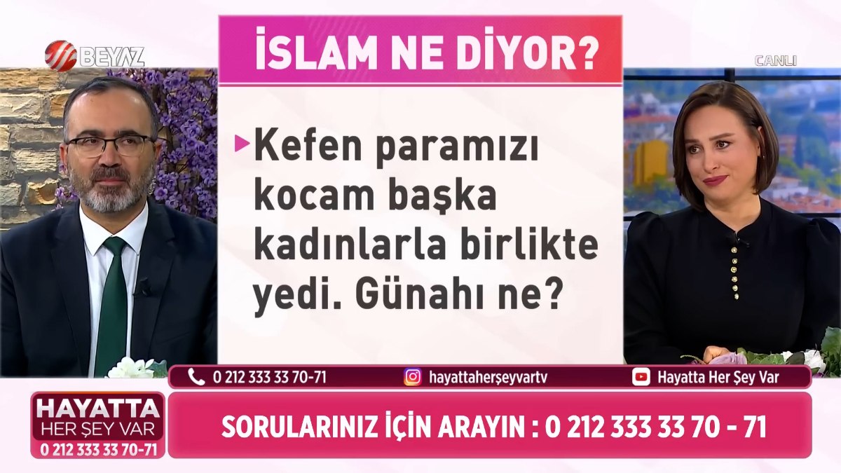 Programda sorulan soru ilgi çekti: ‘Kocam kefen paramı kadınlarla yedi’