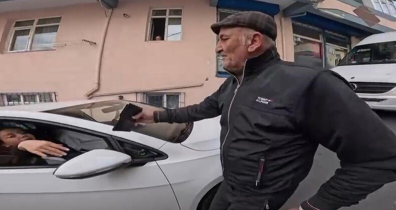 Sarıyer’de trafikte yol verme tartışması: ‘Gaziysen evinde otur’