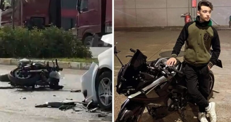 Ters şeritten geldi, motosikletle kafa kafaya çarpıştı: 1 ölü, 1 yaralı