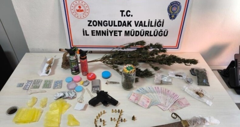 Zonguldak’ta uyuşturucu operasyonu: 18 şüpheli yakalandı