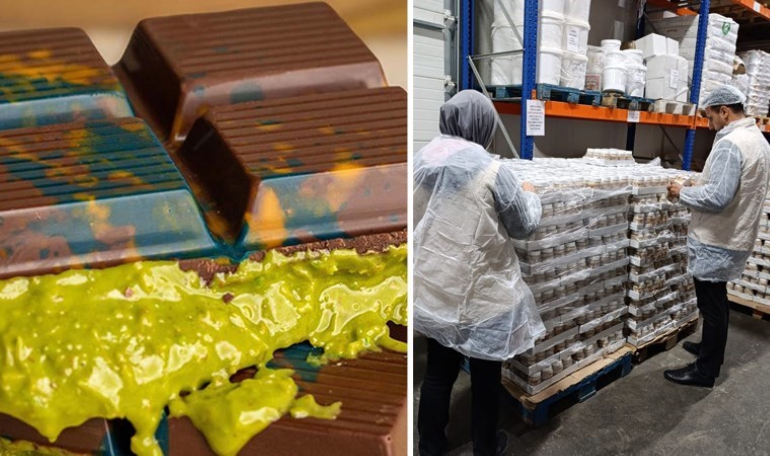Afyonkarahisar’da Dubai çikolatasının ‘iç kreması’ için resmi denetim