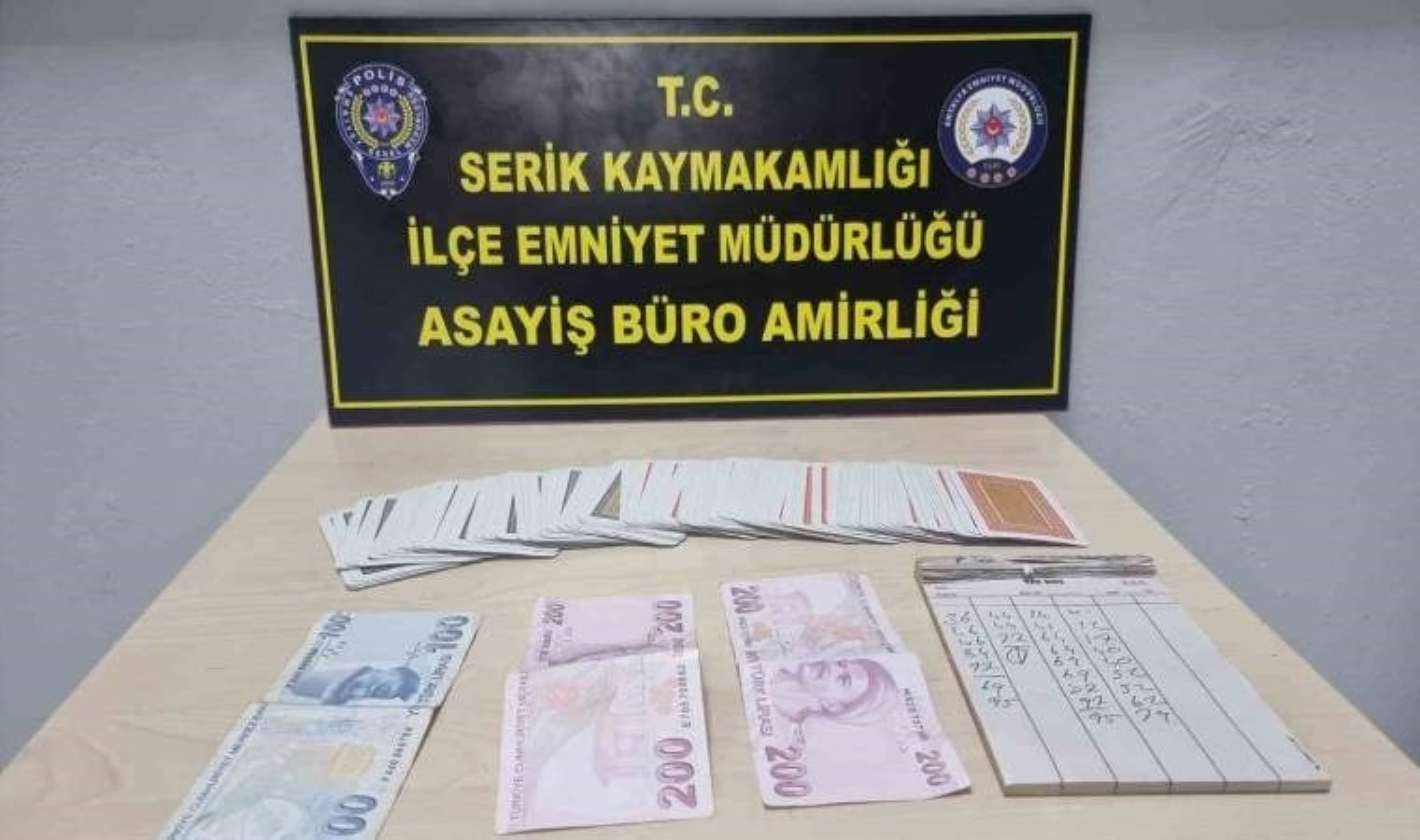 Antalya’da kumar ve tombala operasyonu