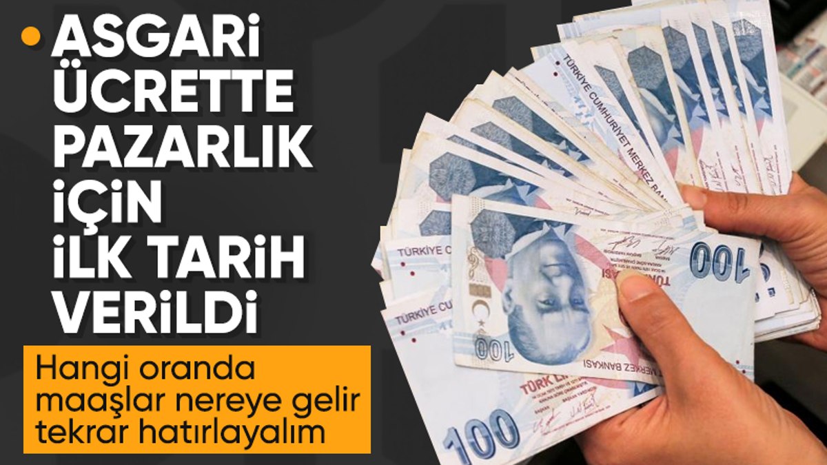 Asgari ücret görüşmeleri aralık ayında başlayacak