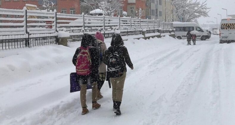 Birçok ilde eğitime 1 gün ara verildi