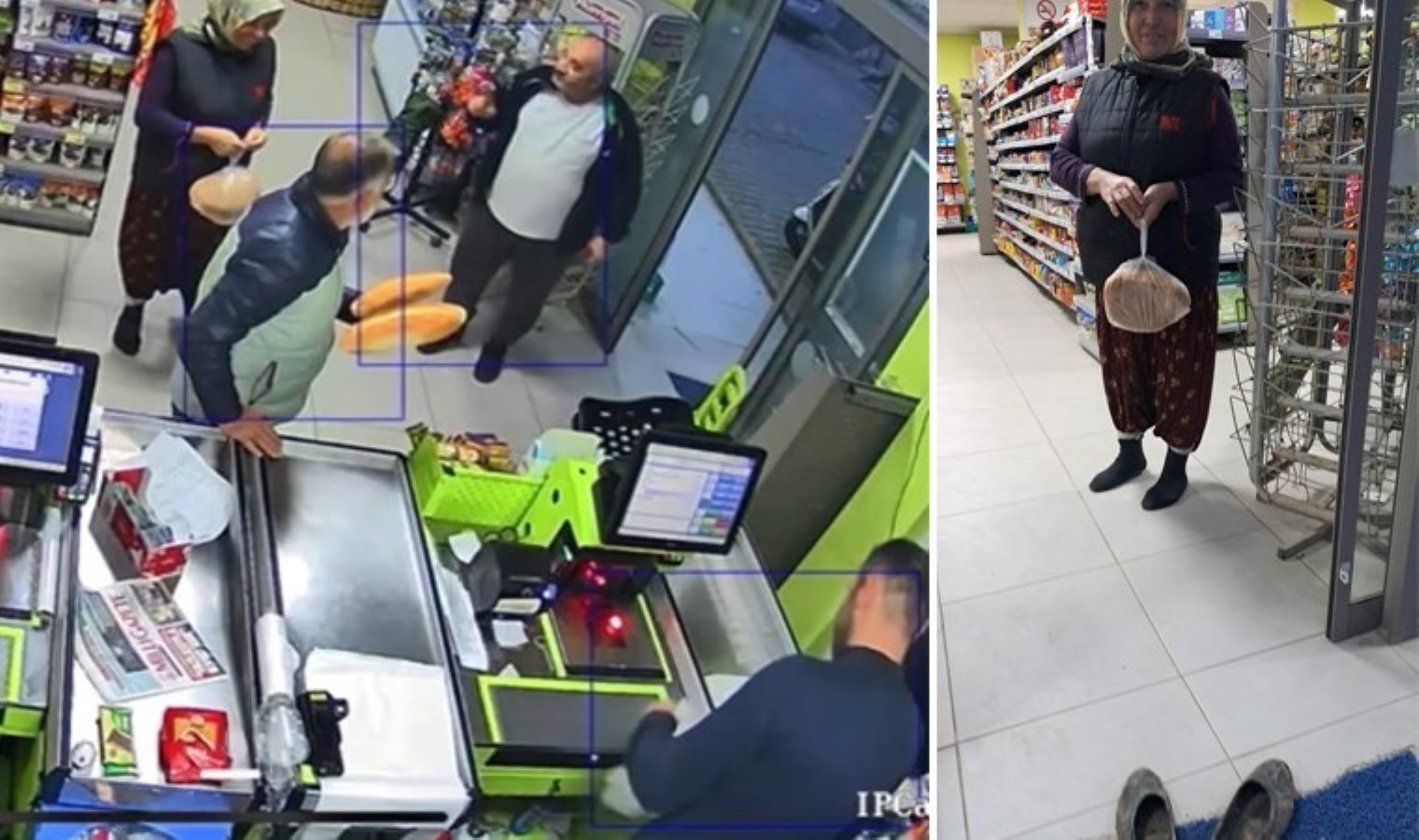 Çamurlu ayakkabılarını çıkarıp, çorapla alışveriş yaptı: ‘Yerler kirlenmesin’ diye…