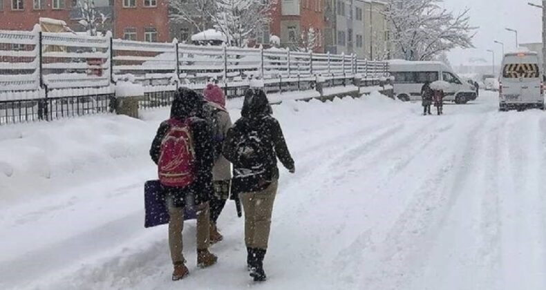 Eğitime kar engeli: Okulların tatil edildiği iller açıklandı!