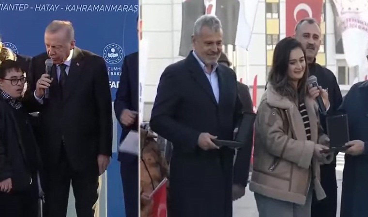 Erdoğan’dan depremzede kadına: ‘İki çocuk yetmez’