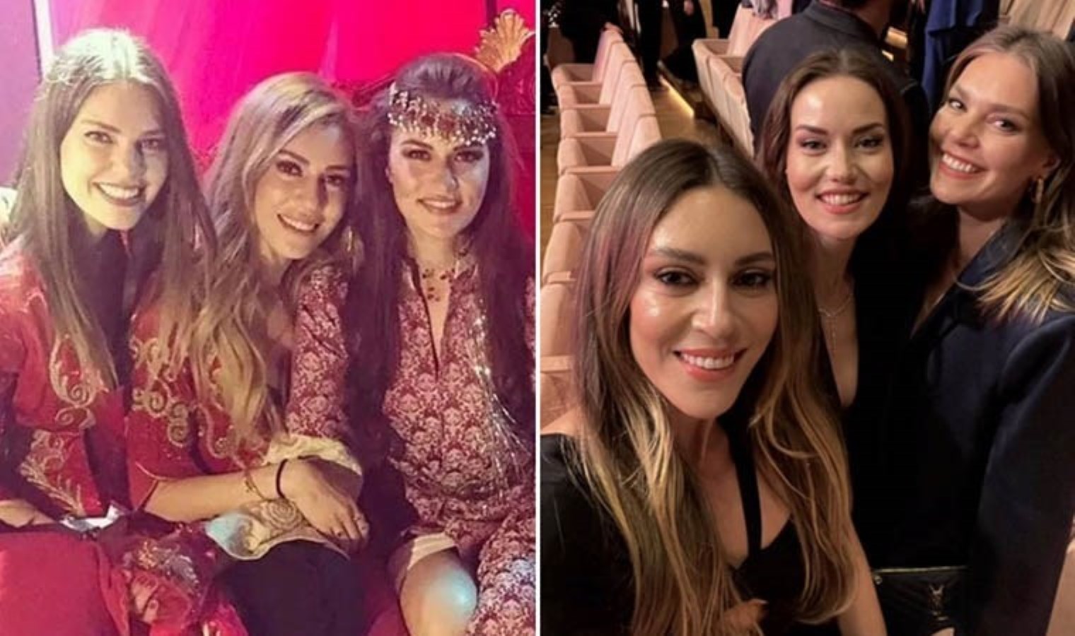 Fahriye Evcen, Aslı Enver ve Sinem Kobal’dan yıllar sonra aynı poz!