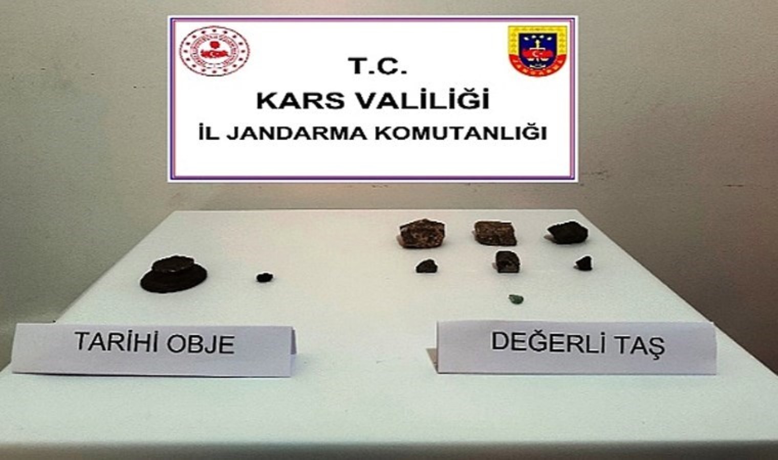 Kars’ta tarihi eser operasyonu: 1 kişi gözaltına alındı
