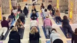 Kilisedeki yoga seansına tepki: Bütün ibadethanelerimiz kutsaldır