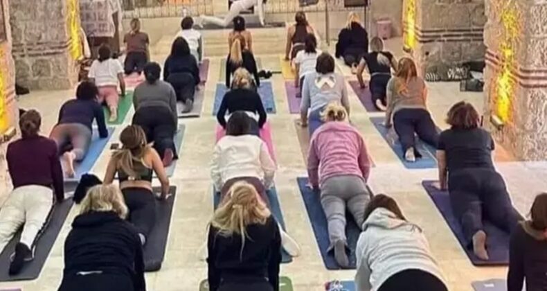 Kilisedeki yoga seansına tepki: Bütün ibadethanelerimiz kutsaldır