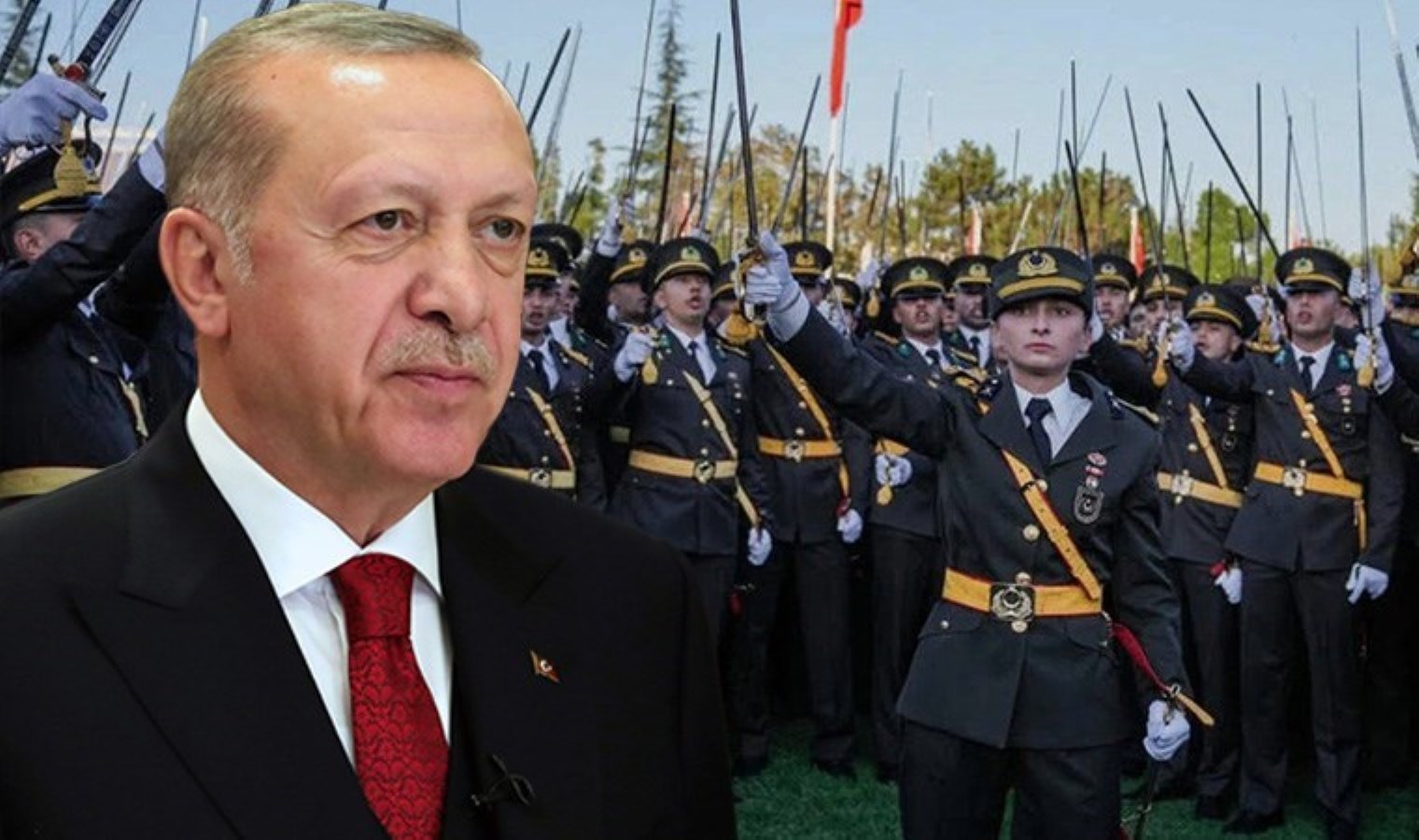 Mecliste teğmenleri eleştiren Erdoğan, ‘seçilmiş’ Kara Harp Okulu öğrencileri ile Saray’da buluştu