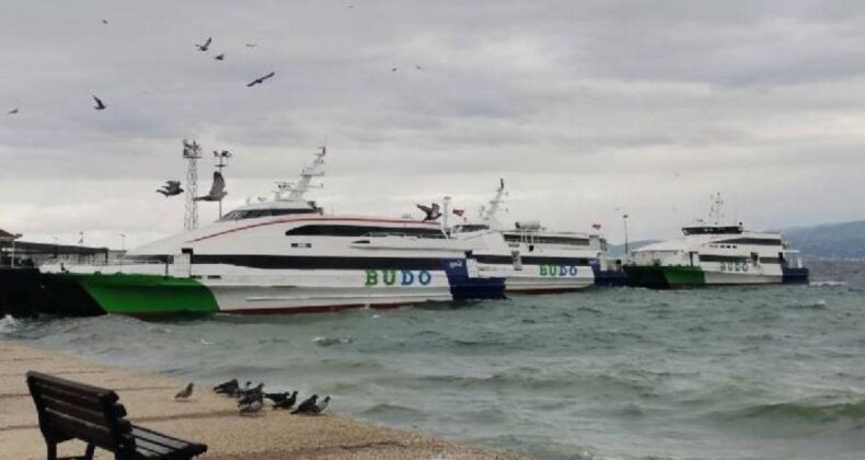 Meteoroloji uyarmıştı: BUDO’nun bazı seferleri iptal edildi