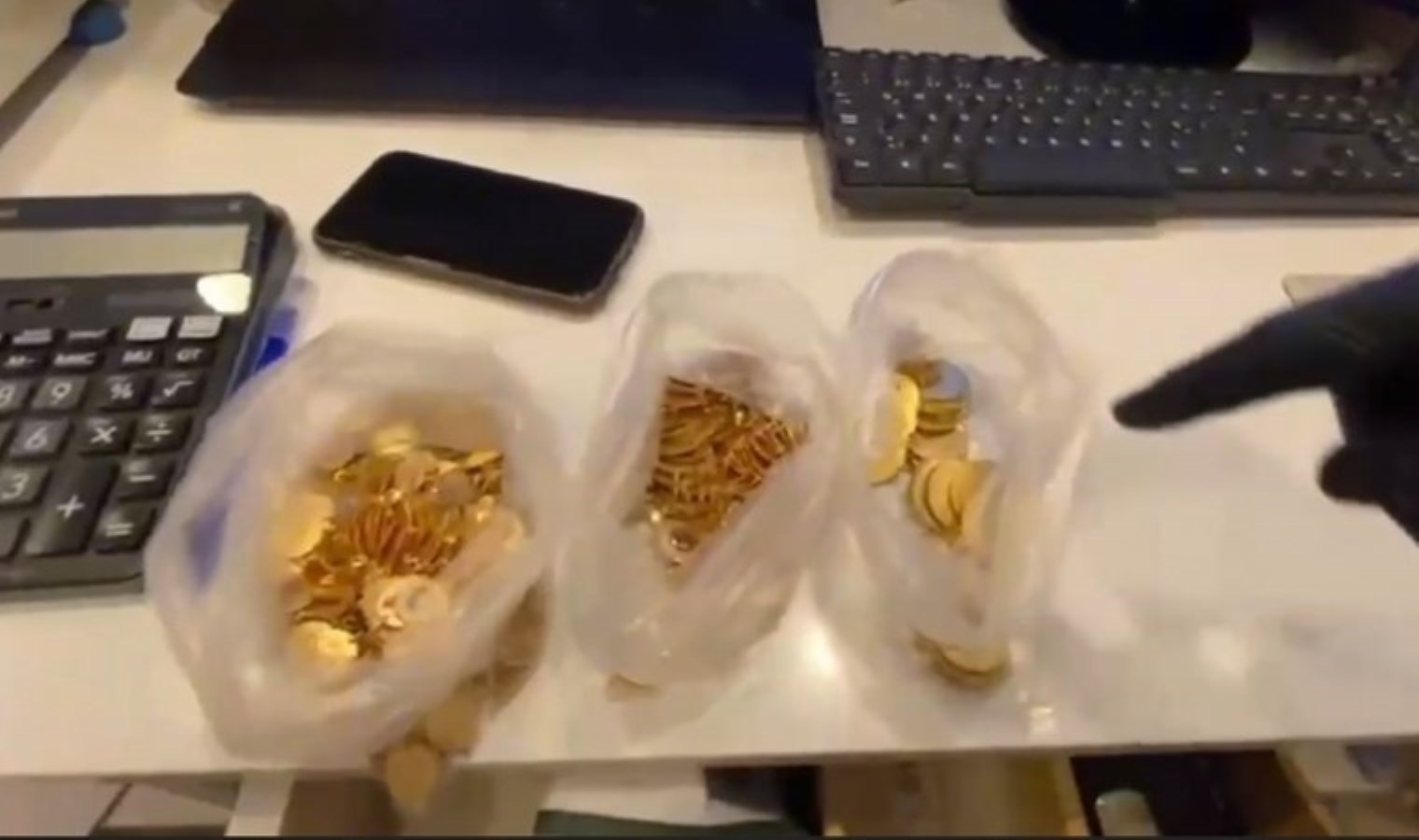 1 milyon 600 bin TL değerinde… Osmaniye’de iş yerine ‘izinsiz altın’ operasyonu