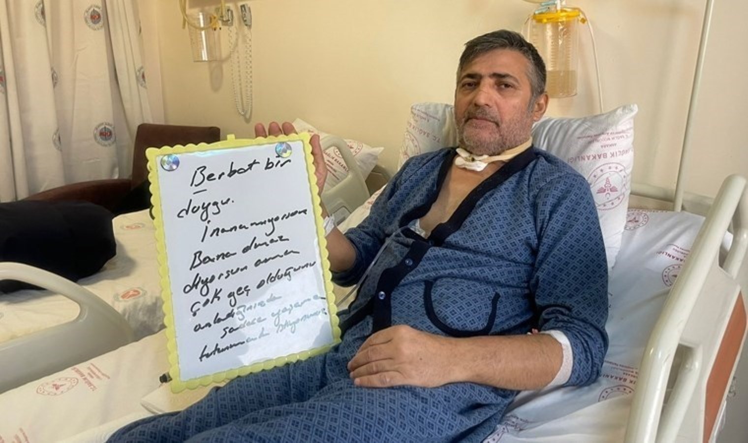 35 yıl sigara içti… Gırtlak kanseri ile sesini kaybetti