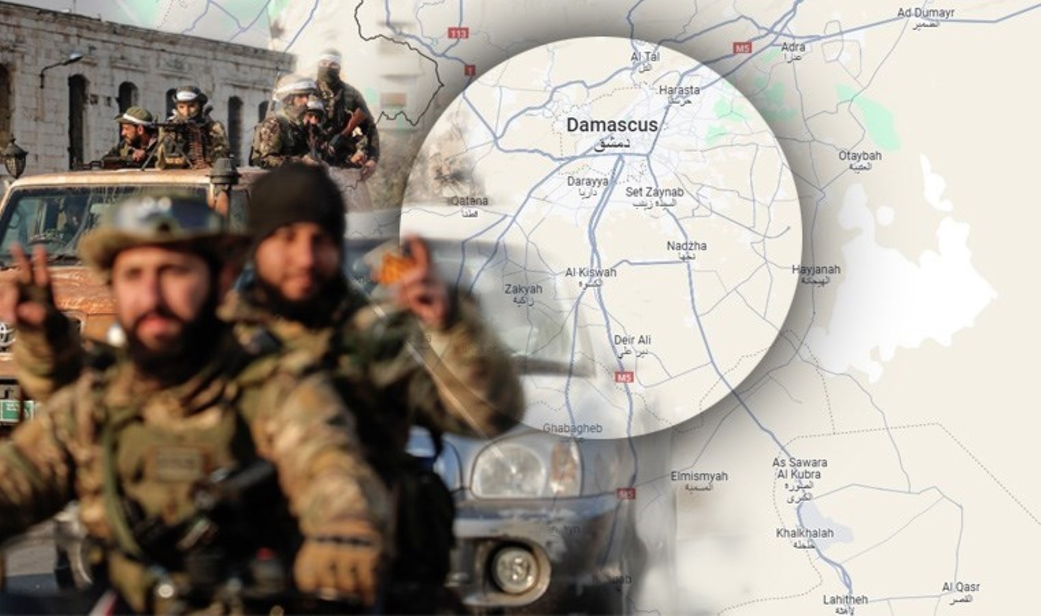 AA: Silahlı gruplar Şam’ın güney banliyölerine girdi