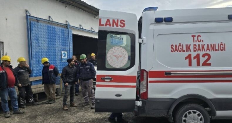 Amasya’da maden ocağında göçük: 1 işçi yaralandı!