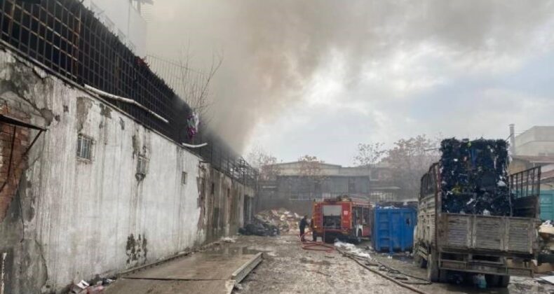 Ankara’da atık fabrikasında çıkan yangın söndürüldü!