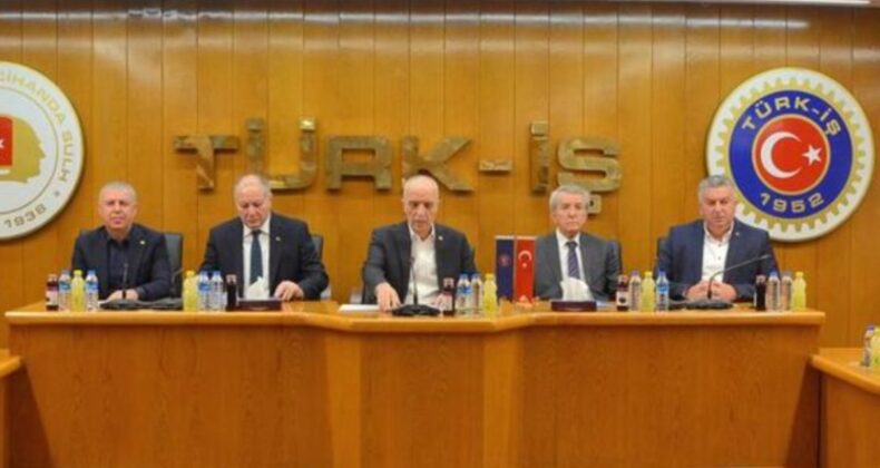 Asgari ücret toplantısı öncesi TÜRK-İŞ Başkanlar Kurulu toplandı