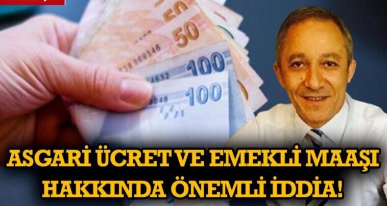 Asgari ücret ve emekli maaşı hakkında önemli iddia!