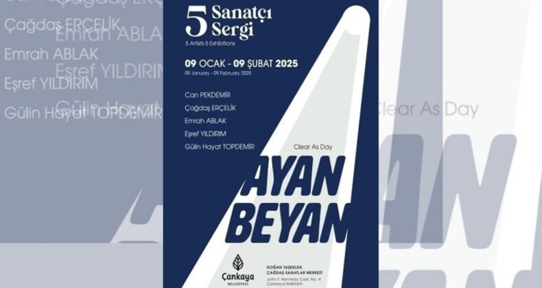 Ayan Beyan: 5 Sanatçı, 5 Sergi ile Çankaya’da Buluşuyor