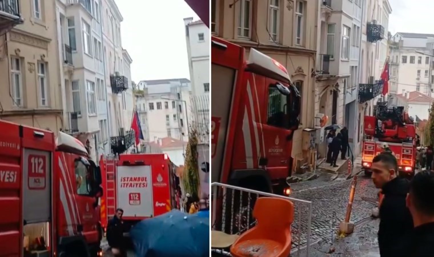 Beyoğlu’nda Masonlar Büyük Locası Derneği’nde yangın!
