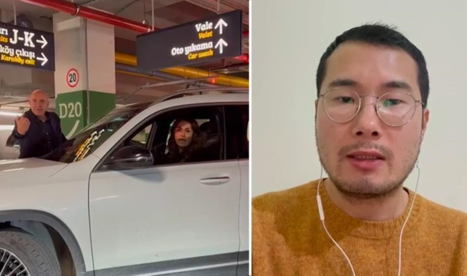 Beyoğlu’nda olaylı anlar… Çinli adamla otoparkta sıra tartışması: ‘I love you baby’ sözleriyle tahrik etti