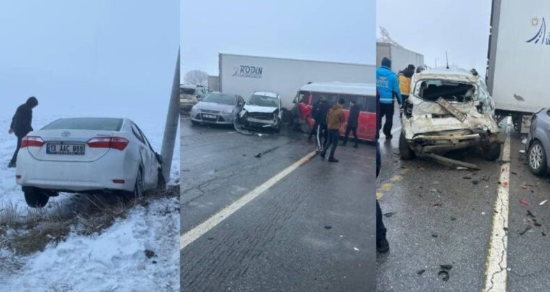 Bitlis’te zincirleme kaza… Çok sayıda yaralı var!