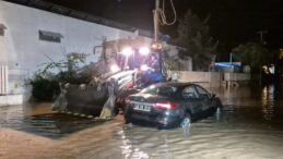 Bodrum’u sel vurdu: Evler sular altında, personel mahsur kaldı!