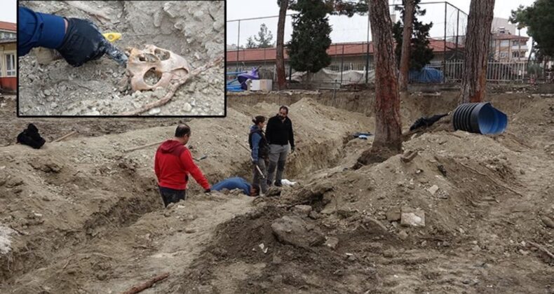 Burdur’da yol çalışması sırasında ortaya çıktı: Çok sayıda insan kemikleri bulundu!