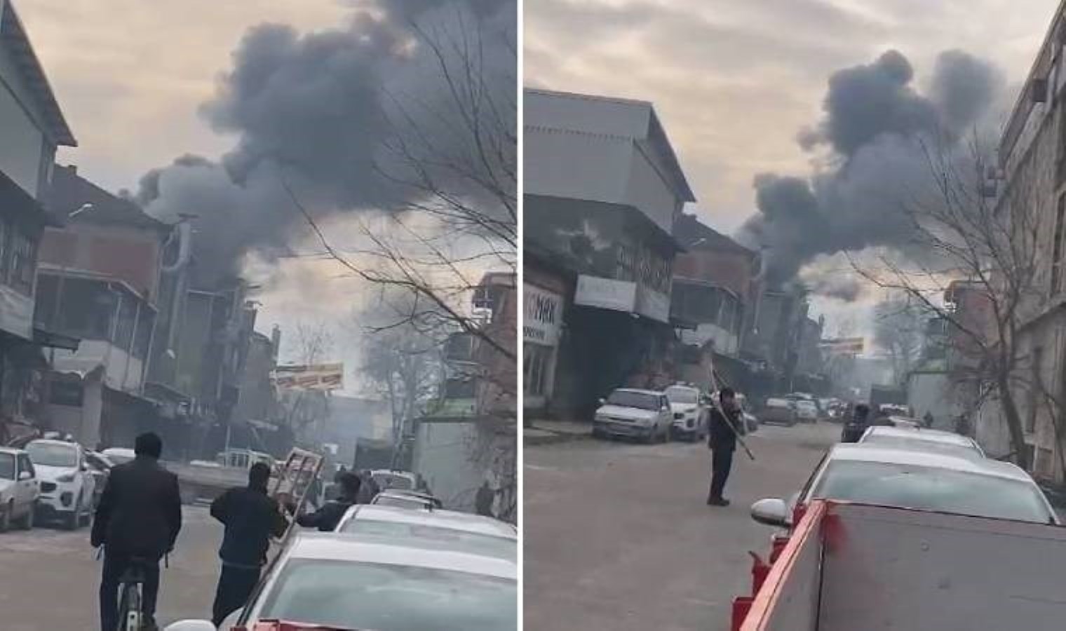 Bursa’da mobilya imalathanesinde yangın!