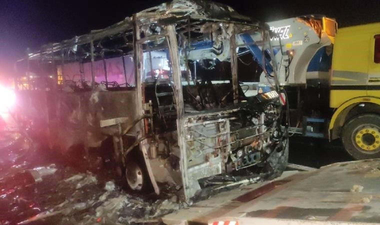 Bursa’da panik anları… Tur otobüsü alevler içinde kaldı!