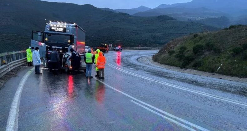 Bursa’da TIR ve otomobil kafa kafaya çarpıştı… Ölü ve yaralılar var!