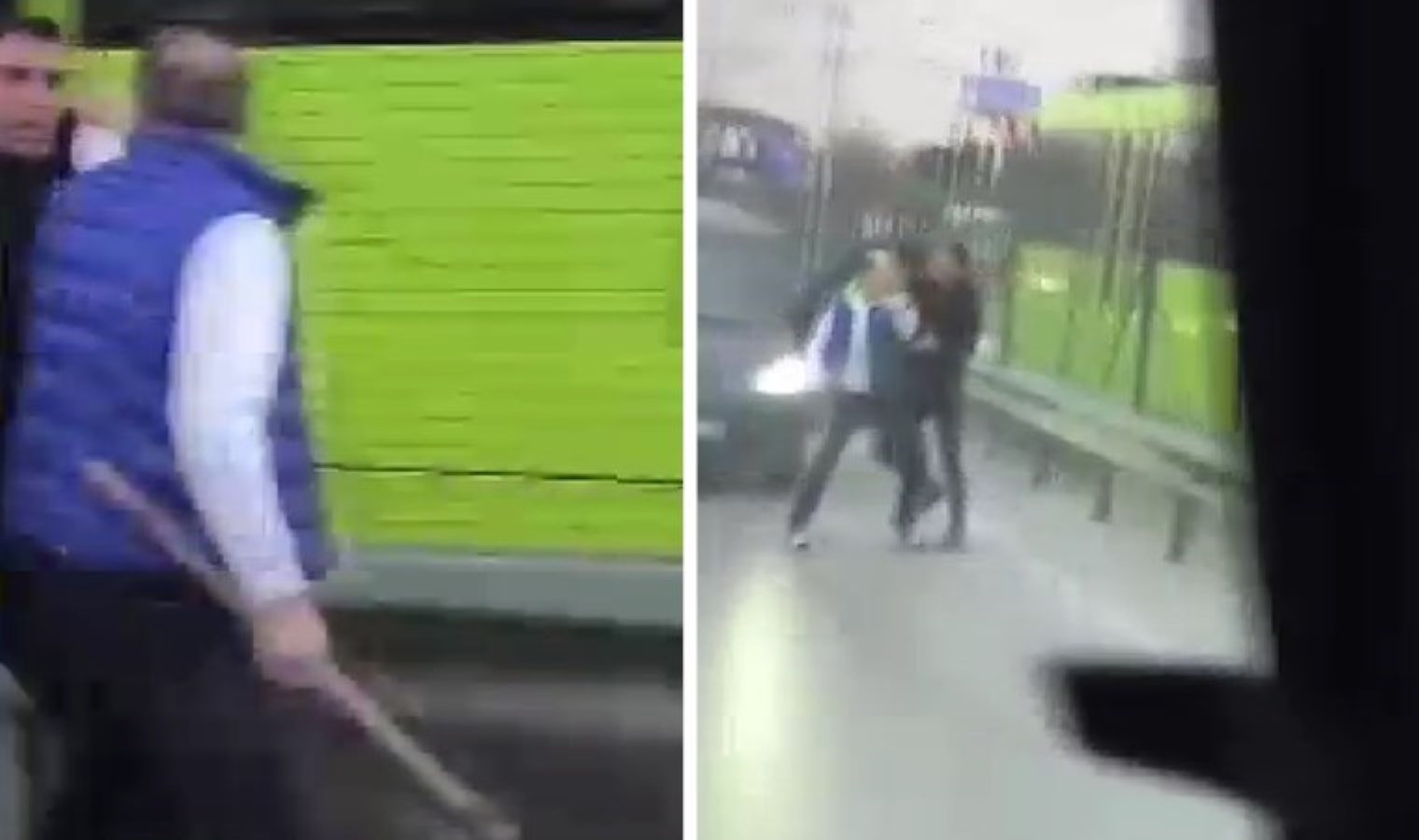 Bursa’da ‘yol verme’ kavgası: Arabasından baltayla indi!