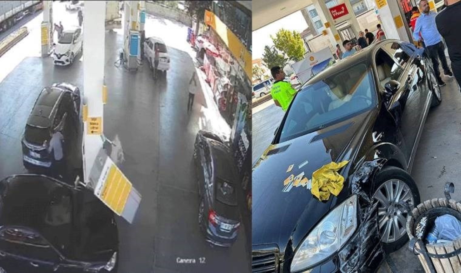 Çorum’da otomobil kontrolden çıktı, faciadan dönüldü