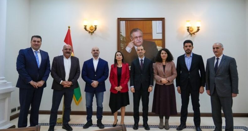 DEM Parti’den Erbil ziyareti: Heyet Talabani ile görüştü