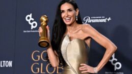 Demi Moore, 45 yıllık kariyerinin ilk ödülünü aldı: Konuşması geceye damga vurdu!