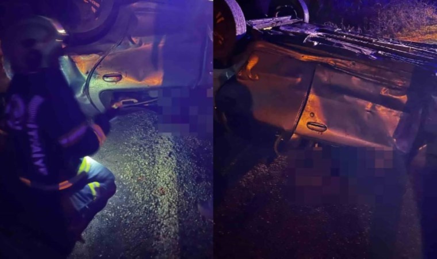 Denizli’de feci kaza… Ağaca çarpıp şarampole devrildi: Ölü ve yaralılar var!