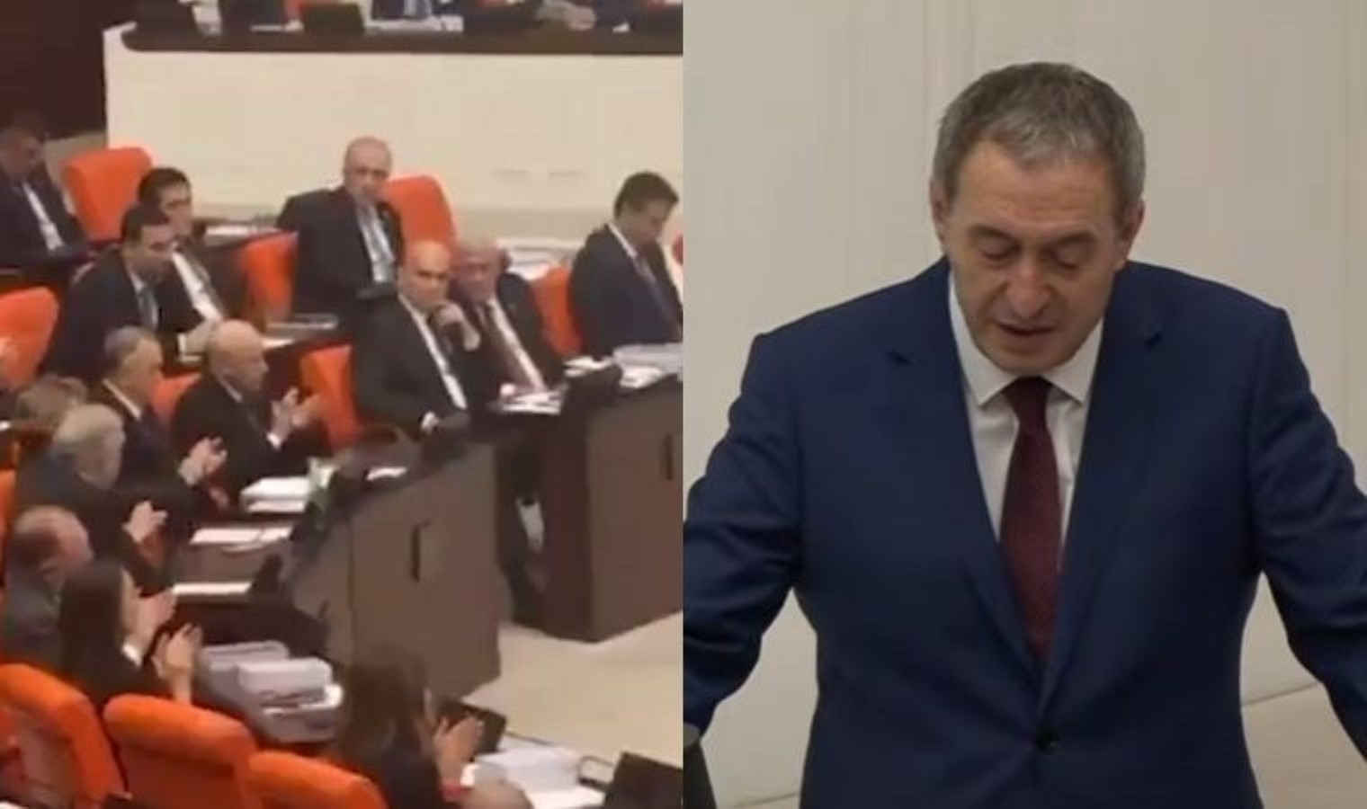 Devlet Bahçeli TBMM’de DEM Parti lideri Tuncer Bakırhan’ı uzun uzun alkışladı