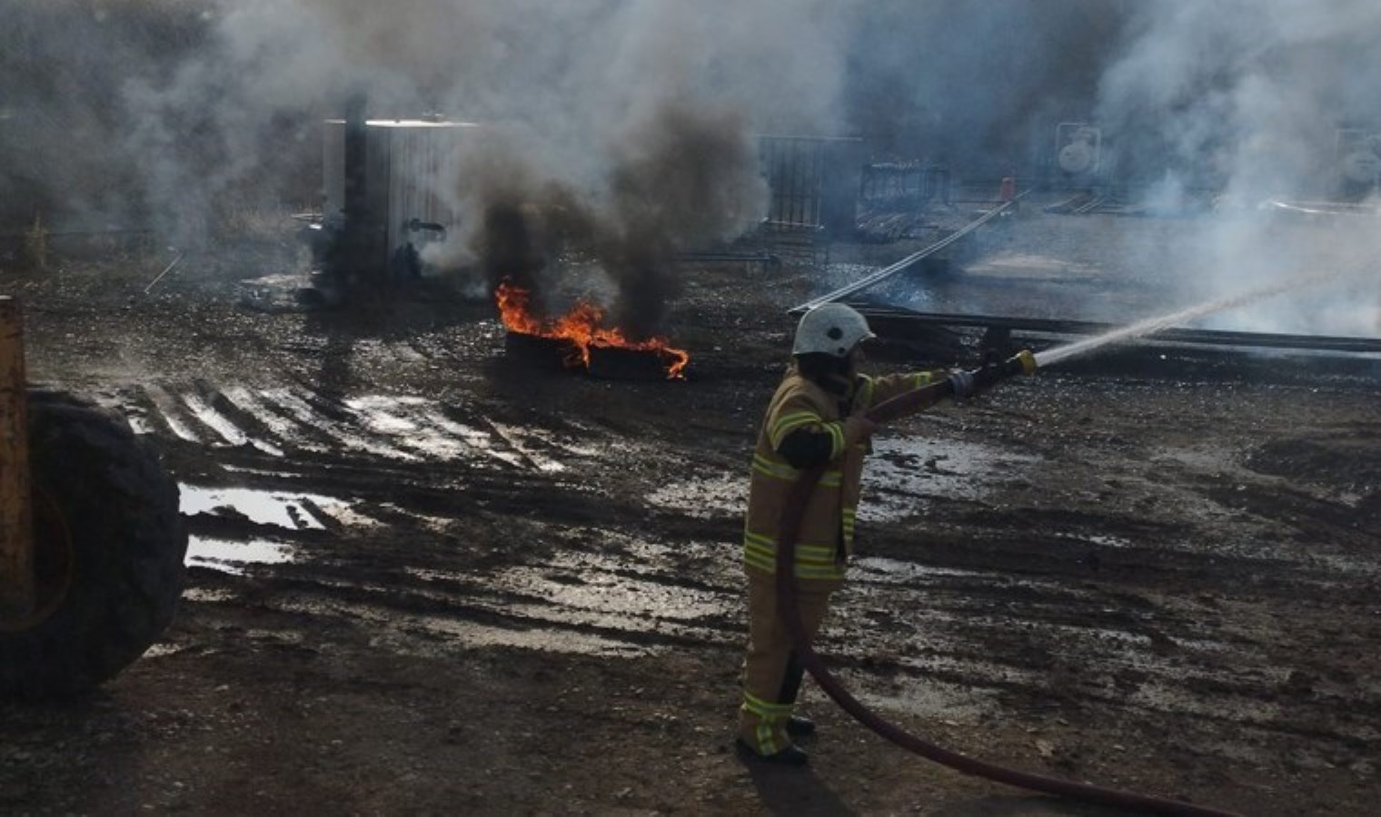 Diyarbakır’da büyük panik: Petrol kuyusunda yangın çıktı!