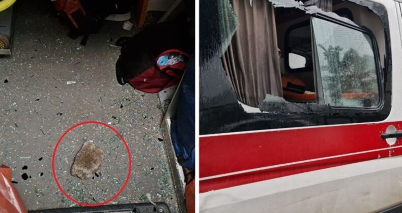 Diyarbakır’da pes dedirten olay: Bir yılda ambulanslara 73 kez taşlı saldırıda bulundu!